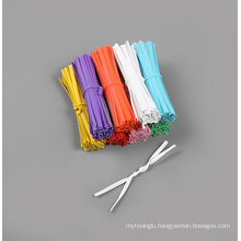 Colorful Plastic Bread Bag Twist Tie Decorative Twist